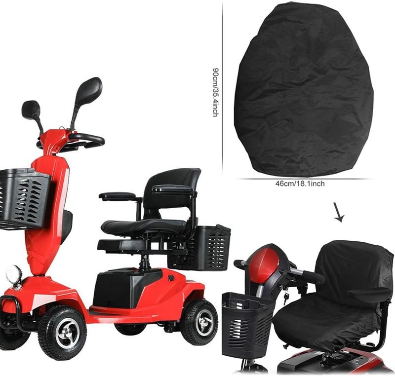 SOFFRIA Electric Wheelchair Seat Cover Waterproof Protector for Elderly and Disable Wheelchair Seat Protector Accessories Professional Waterproof Mobility Scooter Seat Cover - Image 4